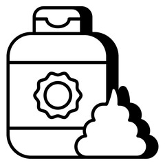 Obraz premium A creative design icon of sunblock 