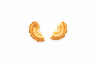 Cookie isolated on white background, after some edits.