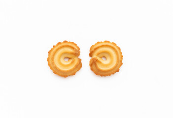 Cookies isolated on white background, after some edits.