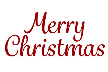 Digital png illustration of merry christmas text on transparent background