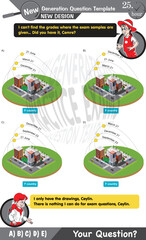 Physics, movements of the earth around the sun, formation of the seasons, next generation question template, exam question, eps