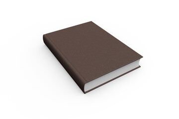 Obraz premium Digital png illustration of brown book on transparent background