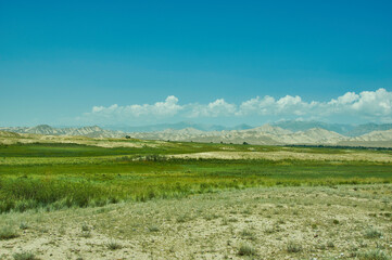 Fototapeta na wymiar Region in western Kyrgyzstan