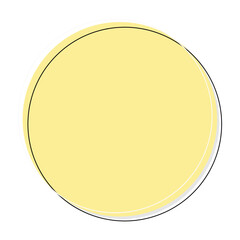 Overlapping Circles. Can be used as a Text Frame or Border.