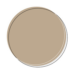 Overlapping Circles. Can be used as a Text Frame or Border.