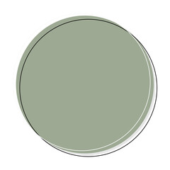 Overlapping Circles. Can be used as a Text Frame or Border.