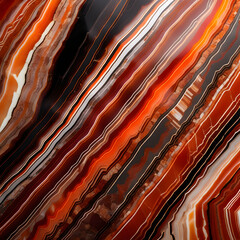 Brown, Red and Orange Jasper Gemstone Closeup Texture. Generative AI
