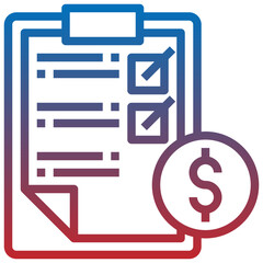 ACCOUNTING line icon,linear,outline,graphic,illustration