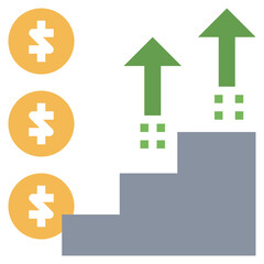 PROFIT MARGIN line icon,linear,outline,graphic,illustration