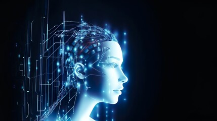 Futuristic Artificial intelligence AI power digital