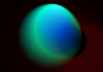 Fondo abstracto en azul, verde y negro. 