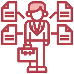 WORKING PLANNER line icon,linear,outline,graphic,illustration