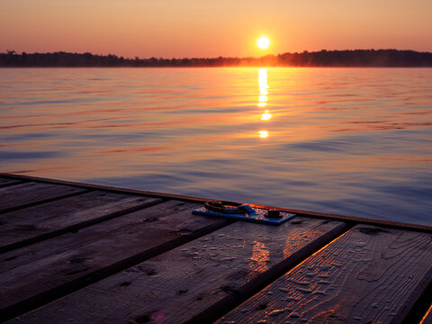 sunrise on the pier