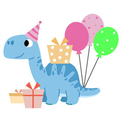 Dinosaur party Clipart. happy dino