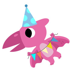 Dinosaur party Clipart. happy dino
