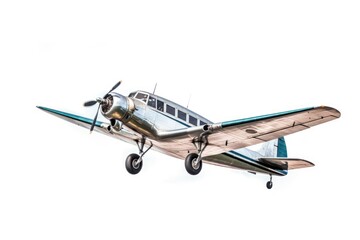 airplane isolated on white background