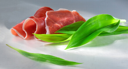 Prosciutto Rohschinken mit Baerlauch