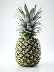 Fototapeta premium 3d fruit peneapple white background