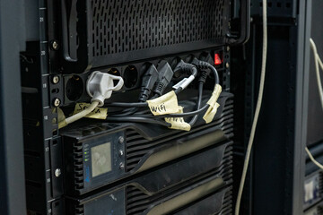 network hub and cables