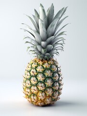 Obraz premium 3d fruit peneapple white background
