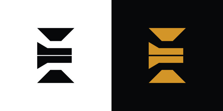 Modern and sophisticated E logo design