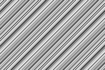 Striped background with gray diagonal lines.
