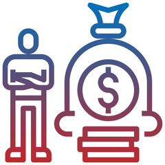 COST OF CAPITAL line icon,linear,outline,graphic,illustration