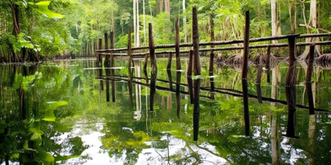 The Darien Gap swamp - Generative AI