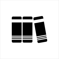 Book icon for web design, ui, and app. isolated on white background.