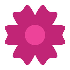 Flower icon vector,Flower Illustration Colorful Exotic Tropical