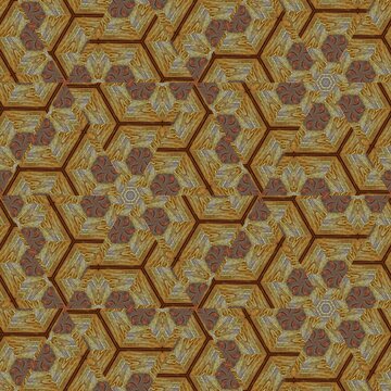 Traditional mixed Embroidery design concept. Antique illustration art for website, user interface theme. Interior decoration idea. Abstract pattern for the carpet background