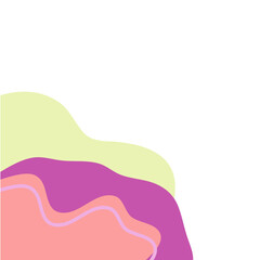 Organic Abstract Corner Shape