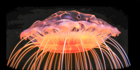A colorful jellyfish - Generative AI