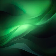 Abstract Green Blurred Background