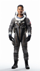 Full shot of professional looking 32 year old male. Work, job, outfit. Isolated on white background.