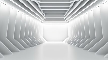 3d render of corridor