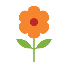 Flower icon vector,Flower Illustration Colorful Exotic Tropical