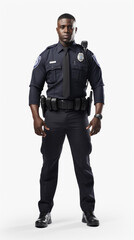 Fototapeta premium Full shot of professional looking 32 year old male. Work, job, outfit. Isolated on white background.