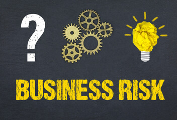 Obraz premium Business Risk 