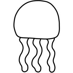 Jellyfish drawing