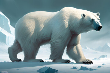 draw a polar bear in the arctic
Generative AI