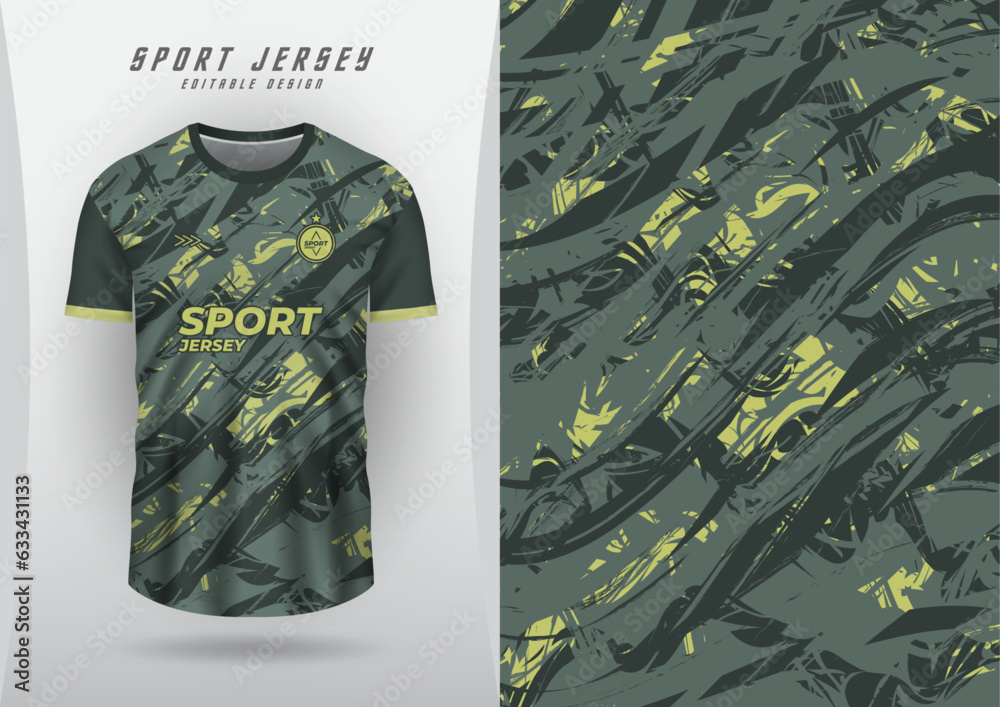 Wall mural Background for sports jersey, soccer jersey, running jersey, racing jersey, grunge, gray and yellow pastel pattern.