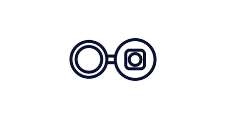 car petrol cap icon. Thin line car petrol cap icon from car parts collection. Outline vector isolated on white background. Editable car petrol cap symbol can be used web and mobile