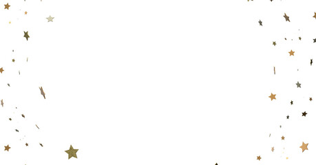 Holiday Stardust Rain: Brilliant 3D Illustration Showcasing Descending Christmas Stars