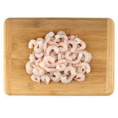 shrimp on the cutting board