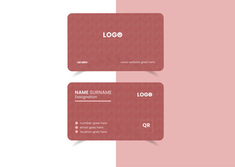 modern flat design template. pink color layout design.