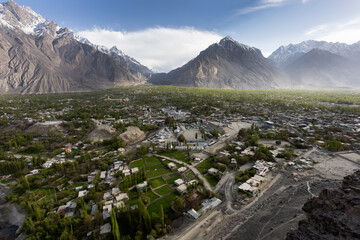 Passu is a small village. Located in the Hunza upper Gojal Valley of Gilgit Baltistan in northern Pakistan.
