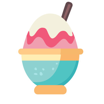 Shaved ice flat style vector illustration, Shaved ice, Shave ice, Snowballs, Shavers, and Hawaiian Shaved Ice stock vector image