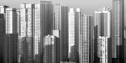 Obraz premium Skyscraper of the future - Generative AI
