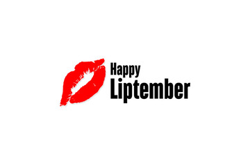 Liptember background template Holiday concept